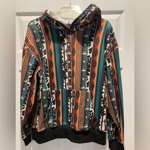 Crazy Train Hoodie Size Large